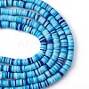 Handmade Polymer Clay Beads Strands CLAY-R089-6mm-T02B-31-5