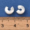 Brass Crimp Bead Cover KK-K383-07A-S-3
