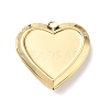 Brass Locket Pendant Cabochon Settings KK-L268-021G-02-1