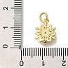 Rack Plating Brass Micro Pave Cubic Zirconia Charms KK-I720-37G-3