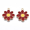 Eco-Friendly Alloy Enamel Pendants X-ENAM-Q437-041C-NR-1