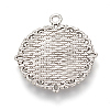 Tibetan Style Alloy Pendant Cabochon Settings LS-TIBE-T003-08AS-NR-2