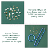 SUPERFINDINGS 320Pcs 4 Style Brass Beads KK-FH0006-89-5