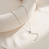 Potato Natural Freshwater Pearl Bib Necklaces NJEW-G153-01P-4