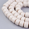 Opaque Solid Color Glass Beads Strands GLAA-A036-I04-3