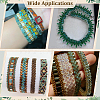 240Pcs 12 Colors 2-Hole Baking Paint Glass Seed Beads SEED-ME0001-10B-5