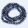 Electroplate Glass Beads Strands LS-EGLA-A044-P3mm-A18-2