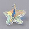 Faceted Glass Charms GLAA-H101-A-17-3