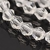 Faceted Bicone Glass Beads Strands X-EGLA-P016-4mm-01-3