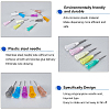 BENECREAT 160Pcs 10 Styles Plastic Fluid Precision Blunt Needle Dispense Tips TOOL-BC0001-15-5