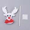 Christmas Reindeer/Stag Shape Christmas Cupcake Cake Topper Decoration DIY-I032-07-1