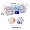 100Pcs 10 Colors Two Tone Spray Painted Crackle Acrylic Beads DIY-FS0006-73-4