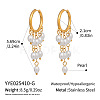 304 Stainless Steel Oval Chandelier Earrings DG6288-1-2