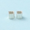 925 Sterling Silver Tube Beads STER-P053-07A-S-2