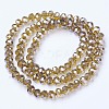 Electroplate Glass Beads Strands EGLA-A034-T3mm-A12-2