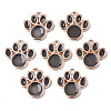 Alloy Resin Pendants RESI-R430-02A-LF-1