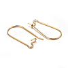 304 Stainless Steel Hoop Earring Findings X-STAS-P223-01G-04-2