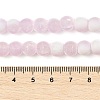 Frosted Crackle Glass Beads Strands GLAA-U001-6mm-M03-4