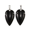 Natural & Synthetic Mixed Gemstone Pendants G-H359-04P-2