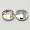 Taiwan Acrylic Rhinestone Buttons BUTT-F022-11.5mm-14-2