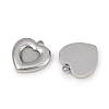 304 Stainless Steel Pendant Cabochon Settings STAS-L022-533P-2