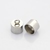 Tarnish Resistant 304 Stainless Steel Cord Ends STAS-N034-02-1