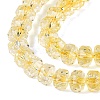 Crackle Transparent Glass Beads Strands GLAA-N068-03A-14-3