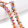 Spray Painted Synthetic Turquoise Beads Strands UNKW-T001-11D-1