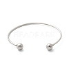 304 Stainless Steel European Style Torque Bangles Making PPJ-G001-04P-A-4
