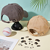 40Sets Iron Baseball Hat Cap Buckle Strap Clasp Clip Kit FIND-BC0014-10B-4