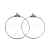 Tarnish Resistant 304 Stainless Steel Pendants STAS-F191-09P-D-1