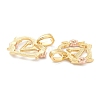 Real 18K Gold Plated Brass  Pendants KK-J042-43G-V-2