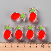 Transparent Enamel Acrylic Beads TACR-S155-002F-4