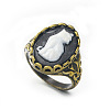 Alloy with Resin Finger Rings FS-WGE901F-05-1
