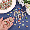 120Pcs 6 Colors Alloy Rhinestone Snap Buttons DIY-CY0002-30-3