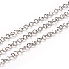 Tarnish Resistant 304 Stainless Steel Rolo Chains CHS-E016-02E-P-1