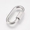 304 Stainless Steel Keychain Clasp Findings X-STAS-K183-02-A-2