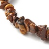 Natural Tiger Eye Chip Beads Stretch Bracelets for Children BJEW-JB06388-02-4