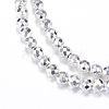 Electroplate Non-magnetic Synthetic Hematite Bead Strands X-G-Q465-16S-1