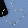 925 Thai Sterling Silver Anklets AJEW-BB60867-A-3