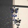 Evil Eye Pendant Decorations HJEW-PW0002-04C-1