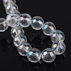 Electroplate Glass Beads Strands EGLA-Q062-8mm-A09-3