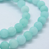 Natural & Dyed White Jade Bead Strands X-G-P370-01-8mm-3