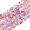 Transparent Glass Beads Strands GLAA-T023-8mm-A03-1