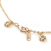 Brass Charms Bracelet & Necklace & Anklets Jewelry Sets SJEW-JS01168-4
