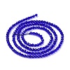 Transparent Glass Beads Strands X-GLAA-H021-04-09-4