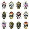 Alloy Enamel Pendants ENAM-CJ0001-37-1