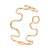 Copper Wire Wrapped Cuff Rings for Women Men RJEW-JR00436-7