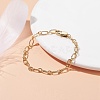 Brass Link Chains  Bracelet for Men Women BJEW-JB07253-2