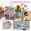 Cloth Artificial Flower Head DIY-WH0591-100-7